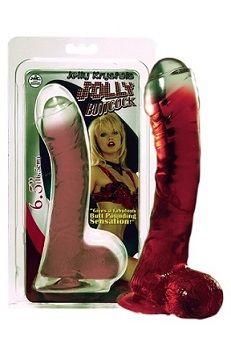 Dildo żelowy Lazy Buttcock 6.5 Red Dong